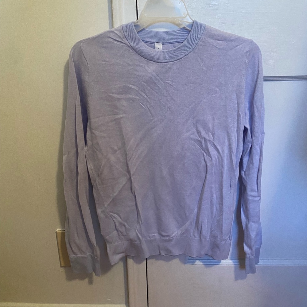 lululemon athletica Lavender Crewneck Sweater